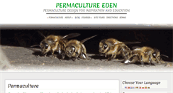 Desktop Screenshot of permacultureeden.com